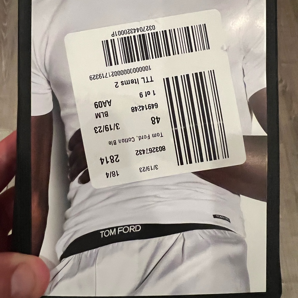 Tom Ford Short Sleeve Undershirt Underwear